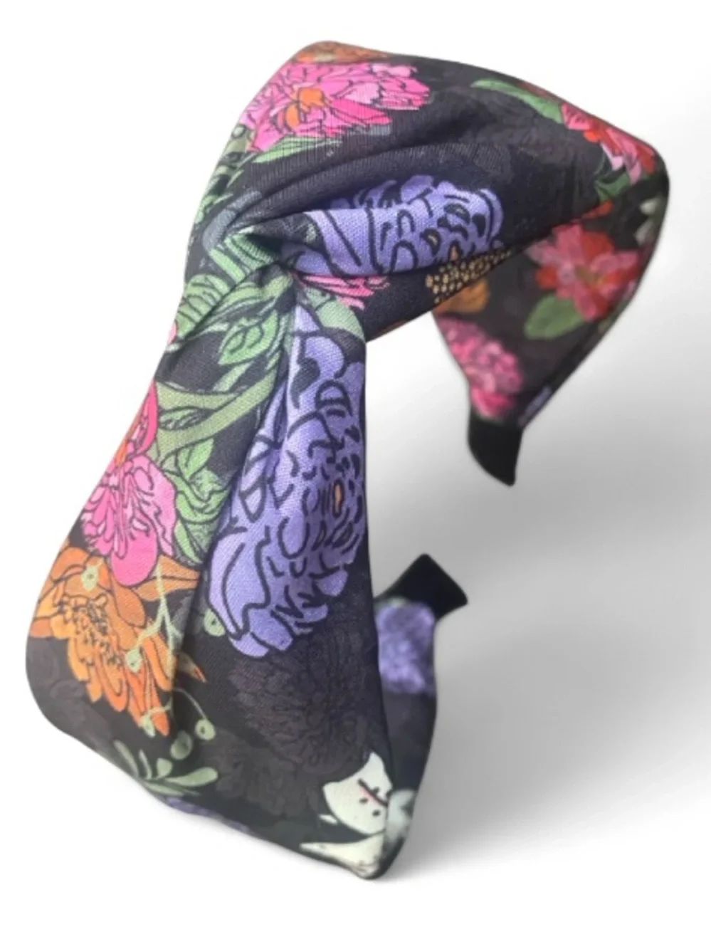 Floral Top Knot Headband - Brand New